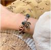 Pulsera de Cuentas Estilo Caliente 2025 para Mujer, Pulsera de Cinabrio Versátil Retro de Alta Gama Estilo Ins Pulsera de Perlas al por Mayor
