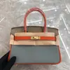 Bolso Platino Bloque de Color 2026 Nuevo Modelo Bolso de Piel Genuina para Mujer Bolso de Hombro Único Cruzado para Bolso de Mano Estilo Nuevo Tendencia Casual para Viajes