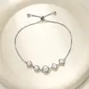 Pulseras Apilables Dulces y Versátiles de Lujo Ligero Estilo Francés para Mujer con un Toque de Alta Gama, Elegantes y Exquisitas, Accesorios de Moda Versátiles