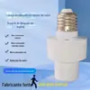 Suporte para lâmpada de indução de radar E27 parafuso universal escada corredor garagem sem fiação lâmpadas e lanternas inteligentes suporte para lâmpada doméstica