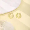 Pendientes Metálicos de Lujo Ligero Estilo Francés con un Toque de Alta Gama, Pendientes de Acero Inoxidable con Forma de Corazón y Estrella para Mujer, Accesorios para Orejas Modernos y Únicos