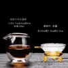 Taza de Feria Transparente de Doble Capa, Taza de Feria Aislada Grande y Pequeña, Juego de Té Kung Fu, Colador de Té con Filtro, Divisor de Té