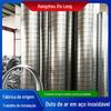 Hangzhou processamento 304 aço inoxidável duto espiral ventilação e remoção de poeira gás de exaustão tubo de chaminé galvanizado chapa de ferro branco galvanizado