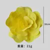 Flores Artificiais Amarelas Rosa da Moda Flores Decorativas Check-In Parede de Flores Parede de Fundo Quintal Suprimentos de Decoração Suave Adereços para Fotografia
