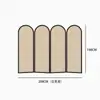 Biombo Separador de Madera Maciza y Mimbre Mumei para Casas de Huéspedes y Hoteles, Pantalla Simple y Apilable para Bloquear