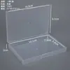 Caja plana de plástico PP de alta transparencia Amazon 1.7, para organizar documentos, recibos, componentes de ferretería y equipo de pesca