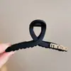 Elegante Pinza Grande de Tiburón Acrílica para Cabello Grueso, Accesorio de Cabello Femenino, Pasador Simple para la Parte Trasera de la Cabeza