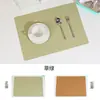 Tapete de Mesa para Computador de PVC, Mouse Pad Impermeável e Resistente a Óleo, Padronizado, Textura Suave tipo Cortiça, Base de Mesa de PVC Anti-Manchas