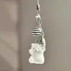 Estilo Ins Carrillón de Viento de Botella Flotante Llavero de Teléfono Colgante Pequeño Medusa Estrella Correa para Bolso Decoración Versátil para Mujeres