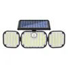 Lámparas solares para calle transfronterizas, luces para jardín de exterior, luces para el hogar con sensor de movimiento para exteriores, apliques de pared para iluminación nocturna rural