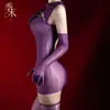 Cheongsam sedutor semi-transparente, transparente, sedoso, brilhante, ultrafino, novo estilo chinês, abotoado, com design aberto, conjunto de lingerie sexy sem remoção para mulheres