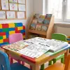 Compra directa transfronteriza de 10 hojas/paquete de pósteres para colorear, pósteres para colorear de exploración de escenas divertidas, juguetes educativos para colorear dibujados a mano por niños