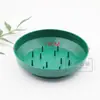 Bandeja rectangular para arreglos florales, base redonda para arreglos florales, base de plástico para arreglos florales, charola para macetas, se usa para decorar mesas de conferencias, atriles y floristerías