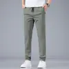 Ropa para Hombre Maple House / Nueva Colección Primavera/Verano 2026: Pantalones Casuales Ligeros, Transpirables, de Seda Helada, con Excelente Caída, Estilo de Pierna Recta