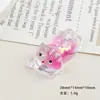 Accesorios de Resina para Manualidades de Dibujos Animados Joyería Pinza para el Pelo de Gato Acrílica Funda para Teléfono Móvil Hebilla de Zapato Llavero Colgante Accesorios
