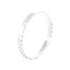 Pulsera de Plata Cerrada Escama de Pescado para Mujer, Verano Plata Pura 9999, Moderna y Versátil, Regalo para Mejor Amiga o Novia, Pulsera de Diseño Cerrado