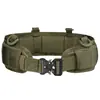 Molle ao ar livre cintura tática selo cobra cinto tático fanny pack conjunto engrossado nylon cobra cinto