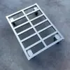 Carretilla de mano carrito de mano tirando de mercancías carretilla de mano transportador carro de tubo cuadrado del trabajador remolque portátil plegable resistente para objetos pesados