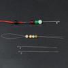 Herramienta para enhebrar Wen Play, herramienta para tejer a crochet, cuentas, cabeza de Buda, tee, gancho de crochet, tijeras, pinzas