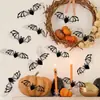 12 Adesivos de Parede de Morcego Pretos Adesivos 3D Decoração de Parede de Fundo para Casa Assombrada Sala de Fuga Aracnídeo de Terror Adesivos 3D