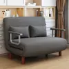 Sofá cama plegable, una pieza versátil para la sala de estar, perfecta para siestas y relajarse, ahorra espacio, individual y un sofá cama de tela moderno
