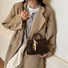 Bolso Nuevo de Invierno 2025, Bolso Bandolera Cuadrado Pequeño de Moda y Gama Alta, Bolso Cruzado de Hombro Único Retro Esmerilado Estilo Coreano
