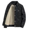 NASA Corduroy Jaqueta Jaqueta Masculina Primavera e Outono Nova Lapela À Prova de Vento Bonito All-match Trendy Marca Casual