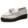 Mocasines Epiden con borlas para mujer, de piel auténtica, bajos, pequeños, de piel suave, estilo británico, informales, de punta redonda y a la moda para estudiantes.