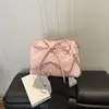 Bolso Bandolera Cruzado de Cadena Grande, Fresco, Elegante, Lindo, con Lazo, Forma de Estrella, Estilo Nuevo, a la Moda, Tendencia para Mujeres