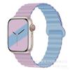 Adecuado para Apple Se Nuevo Bucle Magnético de Silicona de Doble Color Correa para Apple Watch 11ª Generación 10/987