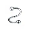 Uña de bola de acero inoxidable personalizada para ceja, cono puntiagudo para uña, piercing para labio, piercing para oreja, anillo para ombligo, anillo para clavícula, barra larga, puente de oreja, piercing para nariz, venta al por mayor