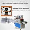 Máquina de embalagem de alta velocidade de nougat ensacado, máquina de embalagem de doces de alimentos de cozimento, máquina de embalagem de açúcar de malte, máquina de embalagem de alta velocidade
