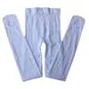 Venta Directa Primavera Verano 80D Alta Elasticidad Blanco Medias Infantiles Niñas Corte Profesional Calcetines de Baile Calados