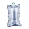 Bolsa de doble capa lápiz labial sombra de ojos cuidado de la piel juguetes artículos de uso diario bolsa de llenado de válvula única cosméticos bolsa inflable