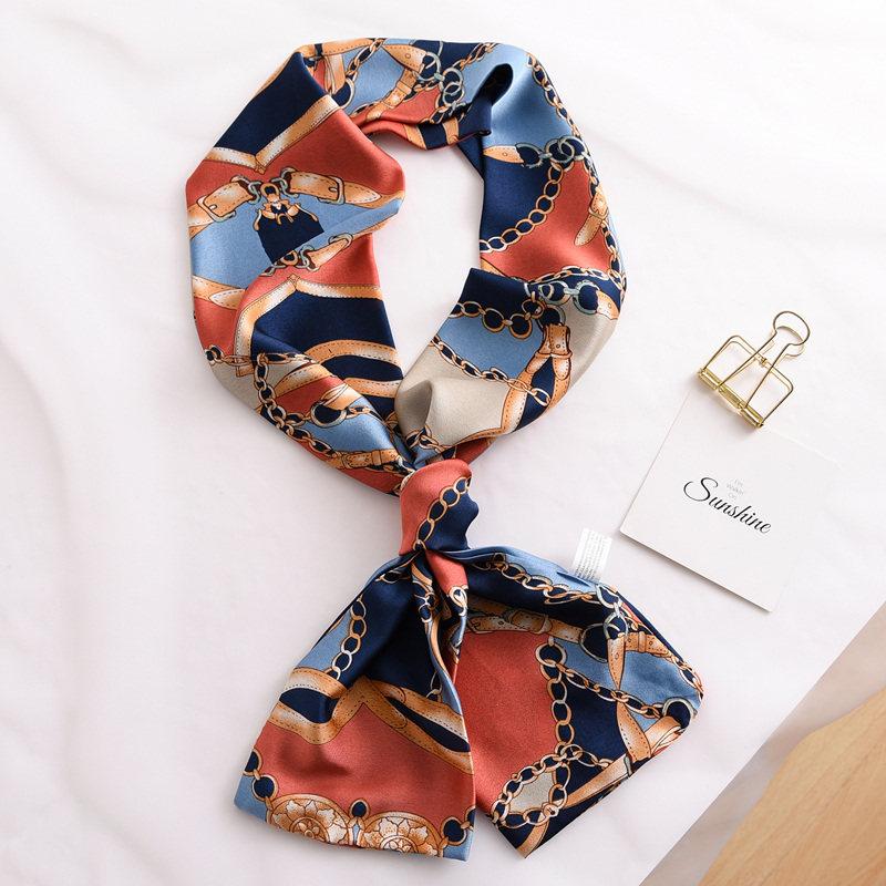 智贝SKU图_8明星同款细窄长条小丝巾女春秋洋气时尚韩国