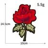 Venta Caliente Transfronteriza Bordado por Computadora Rosa Adhesivo Termofusible para Planchar Pegatinas de Tela Estilo Chino Flor de Ciruelo Accesorios para Ropa Al por Mayor