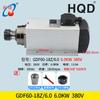 Motor husillo para máquina de grabado 2.2/3.0/3.2/4.5/5.5KW husillo refrigerado por agua Hanqi + husillo eléctrico frontal
