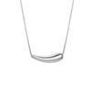 Plata de Ley S925 Huevo de Pimienta Berenjena Colgante Pequeño de Frijol Dorado Moda Japonesa y Coreana Elegante Chapado en Oro Cadena de Clavícula para Mujer de Lujo Ligero