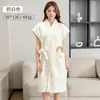 Bata de Baño para Mujer, Absorbente y de Secado Rápido, Se Puede Usar como Toalla de Baño, Falda de Baño Engrosada, Bata de Estilo Camisón, Modelo Nuevo Otoño e Invierno 2026 de Manga Larga