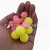 Esponja amarela para cílios, líquido de limpeza de máscara, esponja filtrante em forma de bola, bola de espuma para limpeza de tubos 10-20mm