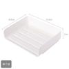 Caja de Almacenamiento de Escritorio Apilable Estilo Japonés Cosméticos Oficina Organizar Libros y Archivos Cesta de Almacenamiento Multifuncional para Artículos Varios