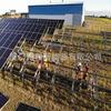 Material de aluminio galvanizado y magnesio Soporte fotovoltaico de tierra Instalación elevada Soporte de zinc, aluminio y magnesio