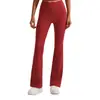 Pantalones de Pierna Ancha Acampanados Estilo Europeo y Americano, Ajustados, Sensación de Segunda Piel, Pantalones de Yoga Levanta Glúteos para Mujer, de Cintura Alta, Ligeramente Acampanados, Pantalones Deportivos Casuales al por Mayor