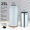 Cubo de basura redondo sin tapa para centros comerciales, cafeterías, cubos de basura de acero inoxidable para tiendas de té de leche, balas personalizadas