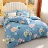 Tecido para Cama 4m Grande Tecido Floral Cortina Divisória Tecido para Sofá Xadrez Floral Lençol Capa de Edredom Tecido Amigo da Pele