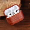 Adecuado para Audífonos Bluetooth AirPods Pro Estuche Protector de 2ª Generación Anticaída y Duradero Veta de Madera Natural Creativo Elegante