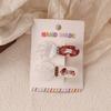 2 Piezas Lindo Gatito Cachorro Pinza para el Cabello Traje Niña Dulce Tenedor Cuchara Flequillo Combinable Dibujos Animados Tocado