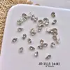 5A Base Banho Flash Zircônia Nail Art Diamante Luxo Branco Alta Qualidade Coração de Pêssego Quadrado Gordo Zircônia Nail Art Joia Diamante