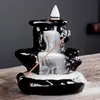 Queimador de Incenso de Refluxo Cerâmico Novo Criativo Mão de Buda Rocha Artificial Queimador de Incenso Doméstico Canal de Incenso em Fio Enfeites de Escritório Fornecimento Direto da Fábrica