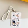 Cubierta Protectora para Tarjeta de Autobús de Estilo Japonés Tarjeta de Comida para Estudiantes Tarjeta de Identificación para el Trabajo en el Campus Llavero Integrado para Tarjeta de Acceso Femenina